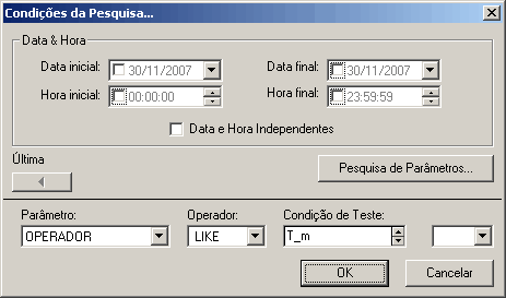 Janela de pesquisa - operador LIKE